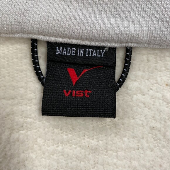 Vist 412 Futura Sweater Italian Ski Gear Sparkly Cotton Fleece Sweater Size 12 - Picture 8 of 12